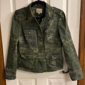 Ann Taylor Loft camo jacket.